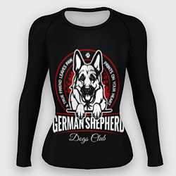 Рашгард женский Немецкая Овчарка German Shepherd -1, цвет: 3D-принт