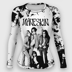 Рашгард женский Maneskin Монэскин, рок - группа, цвет: 3D-принт