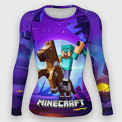 Рашгард женский Minecraft на коне!, цвет: 3D-принт