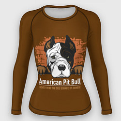 Женский рашгард Американский Питбультерьер Pit Bull Terrier