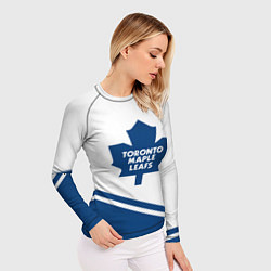 Рашгард женский Toronto Maple Leafs Торонто Мейпл Лифс, цвет: 3D-принт — фото 2