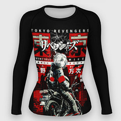 Рашгард женский Непобедимый Майки на байке токийские мстители, цвет: 3D-принт