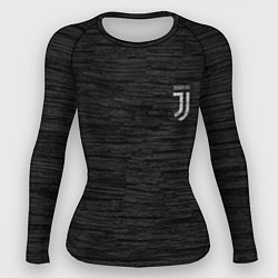Рашгард женский Juventus Asphalt theme, цвет: 3D-принт