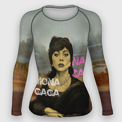 Рашгард женский Mona Gaga, цвет: 3D-принт