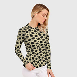 Рашгард женский Шкура Леопарда Leopard, цвет: 3D-принт — фото 2
