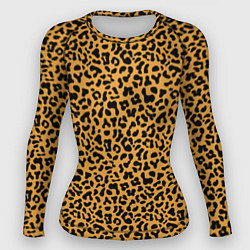 Рашгард женский Леопард Leopard, цвет: 3D-принт