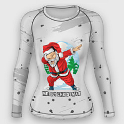 Женский рашгард Merry Christmas Santa Dabbing