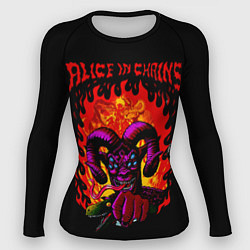 Рашгард женский Alice in chains Demon, цвет: 3D-принт