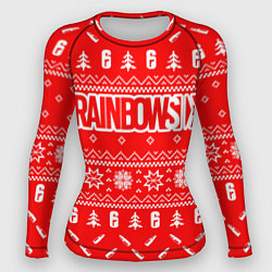 Женский рашгард СВИТЕР НОВОГОДНИЙ RAINBOW SIX SIEGE