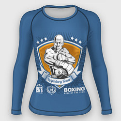 Рашгард женский Боксёр Boxing, цвет: 3D-принт