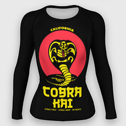 Рашгард женский Cobra Kai California, цвет: 3D-принт