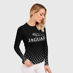 Рашгард женский Jaguar, Ягуар Здезды, цвет: 3D-принт — фото 2