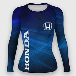 Рашгард женский Honda - Blue, цвет: 3D-принт