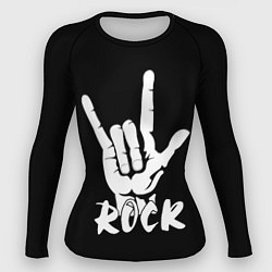 Рашгард женский РОК - ROCK, цвет: 3D-принт