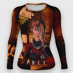 Рашгард женский Prey Зараженная, цвет: 3D-принт