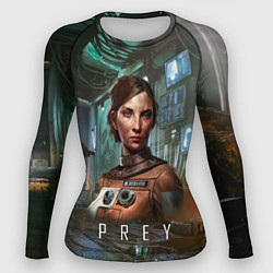 Рашгард женский Prey dark - girl, цвет: 3D-принт