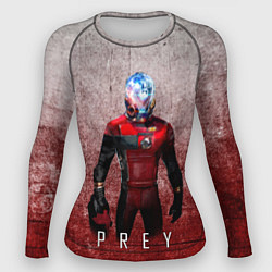 Рашгард женский Prey Grey and blood, цвет: 3D-принт