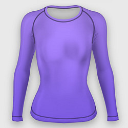 Рашгард женский Красивый фиолетовый светлый градиент, цвет: 3D-принт