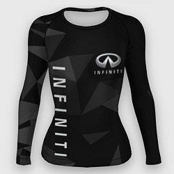 Рашгард женский Infiniti Инфинити, цвет: 3D-принт