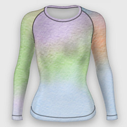 Рашгард женский Акварельный принт, цвет: 3D-принт