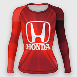 Рашгард женский Хонда HONDA, цвет: 3D-принт