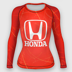 Рашгард женский Honda хонда, цвет: 3D-принт