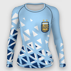 Рашгард женский Сборная Аргентины футбол, цвет: 3D-принт