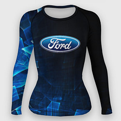 Рашгард женский Ford форд abstraction, цвет: 3D-принт