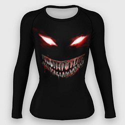 Рашгард женский Красноглазый демон Dead Inside, цвет: 3D-принт