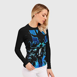 Рашгард женский Поднятие уровня в одиночку Со Джинву, цвет: 3D-принт — фото 2