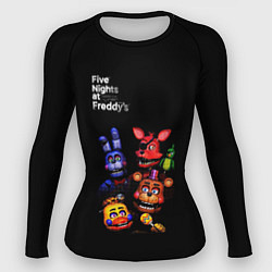Рашгард женский Five Nights at Freddys - персонажи, цвет: 3D-принт