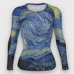 Рашгард женский Звездная ночь Ван Гога, цвет: 3D-принт