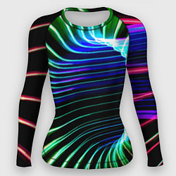 Рашгард женский Portal Fashion pattern Neon, цвет: 3D-принт