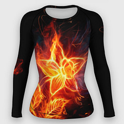 Женский рашгард Flower Neon Fashion 2035 Flame