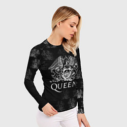 Рашгард женский Queen pattern, цвет: 3D-принт — фото 2