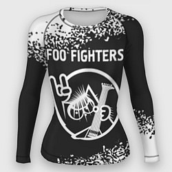 Рашгард женский Foo Fighters КОТ Арт, цвет: 3D-принт