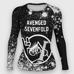 Рашгард женский Avenged Sevenfold КОТ Краска, цвет: 3D-принт