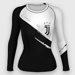 Рашгард женский Juventus маленькое лого, цвет: 3D-принт