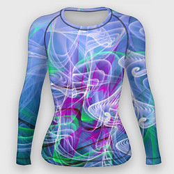 Рашгард женский Абстрактный фрактальный летний паттерн Abstract fr, цвет: 3D-принт