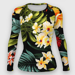 Рашгард женский Vanguard floral composition Summer, цвет: 3D-принт