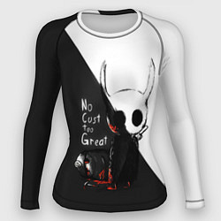 Рашгард женский Hollow Knight черно-белое, цвет: 3D-принт