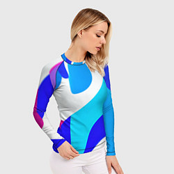 Рашгард женский Яркая авангардная абстракция, цвет: 3D-принт — фото 2
