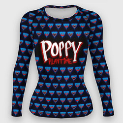 Женский рашгард Poppy Playtime - Huggy Wuggy Pattern