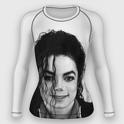 Рашгард женский Майкл Джексон Фото, цвет: 3D-принт