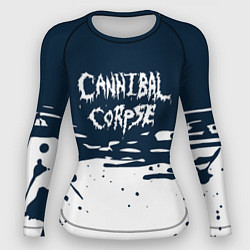 Рашгард женский Cannibal Corpse краска, цвет: 3D-принт