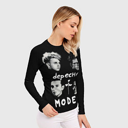 Рашгард женский Depeche Mode portrait, цвет: 3D-принт — фото 2