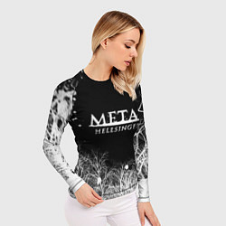 Рашгард женский Метал хэллрайсингер арт, цвет: 3D-принт — фото 2