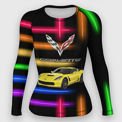 Женский рашгард Chevrolet Corvette - гоночная команда - Motorsport