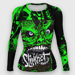 Рашгард женский Slipknot - green monster по, цвет: 3D-принт