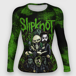 Рашгард женский Slipknot green art, цвет: 3D-принт